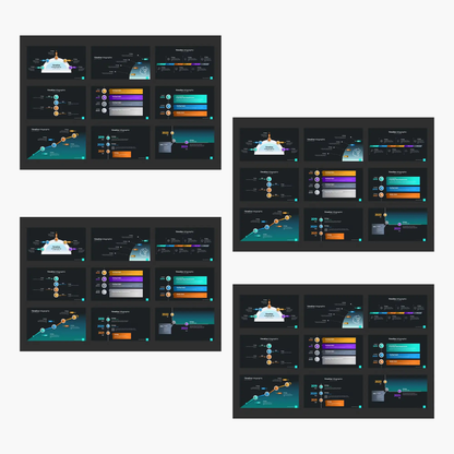 6 Timeline Powerpoint Presentation Template Bundle - CreativeRino