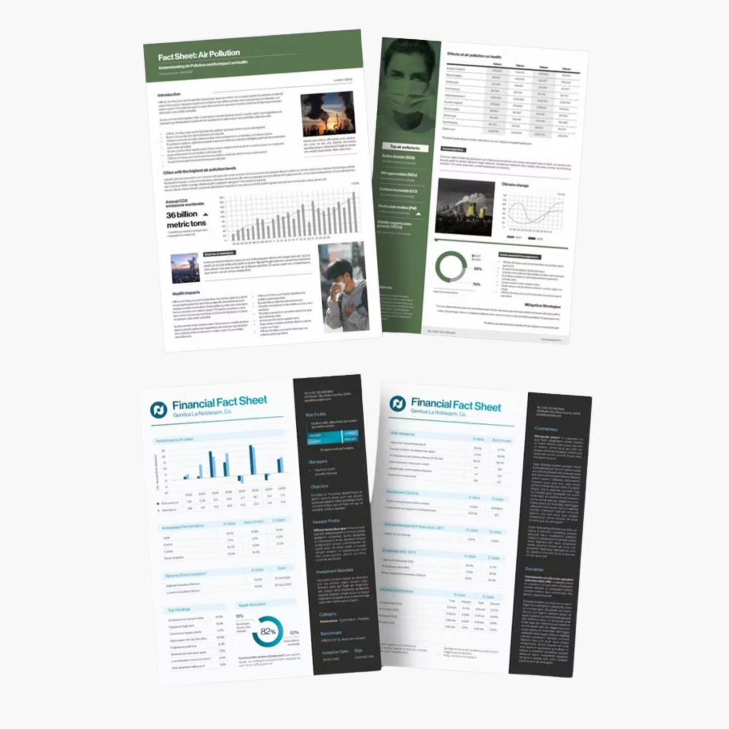 10+ Fact Sheet Template Bundle | MS Word & Indesign | Nonprofit Organization, Company, Business, Project, Financial Fact Sheet Templates