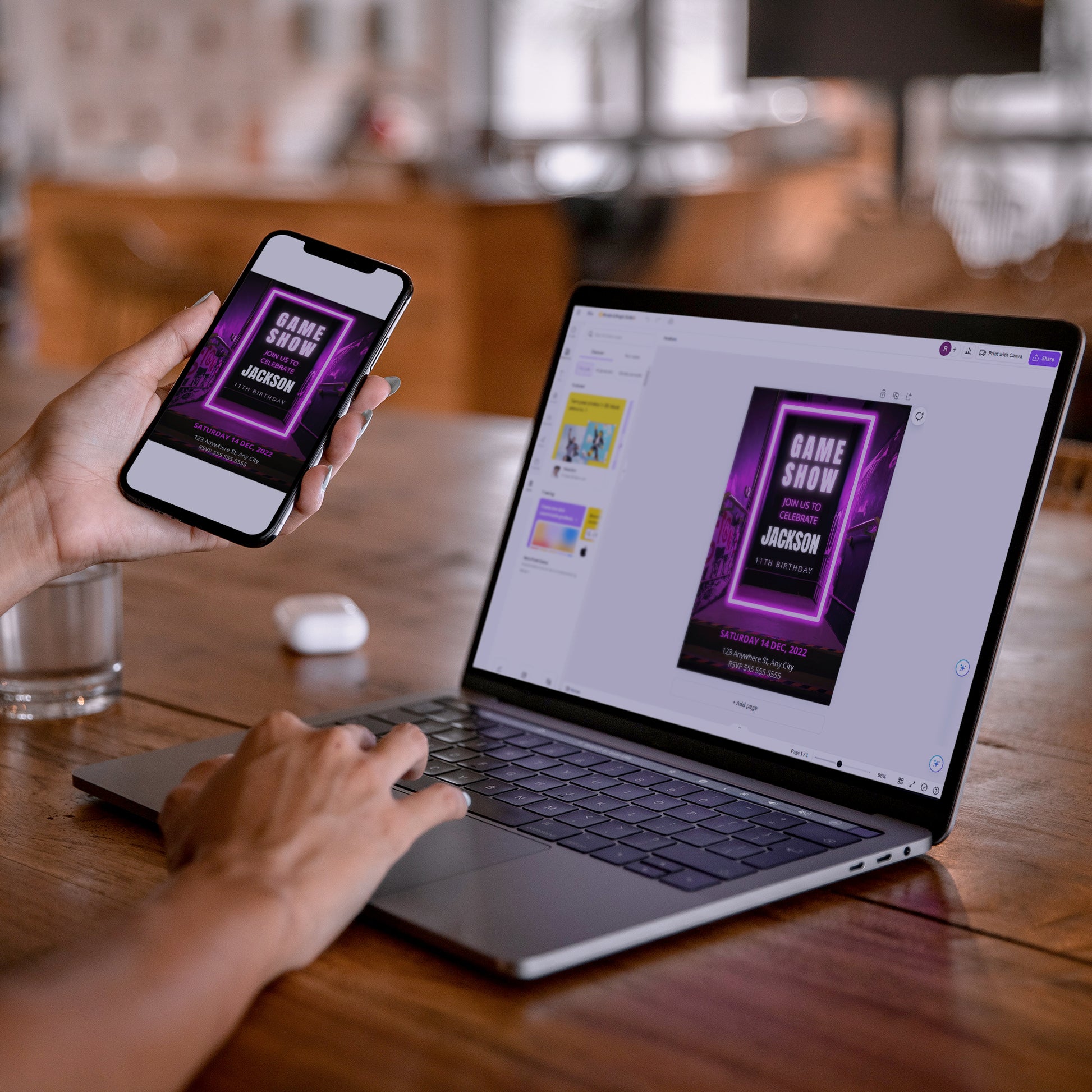 Game Show Birthday Invitation Template - CreativeRino