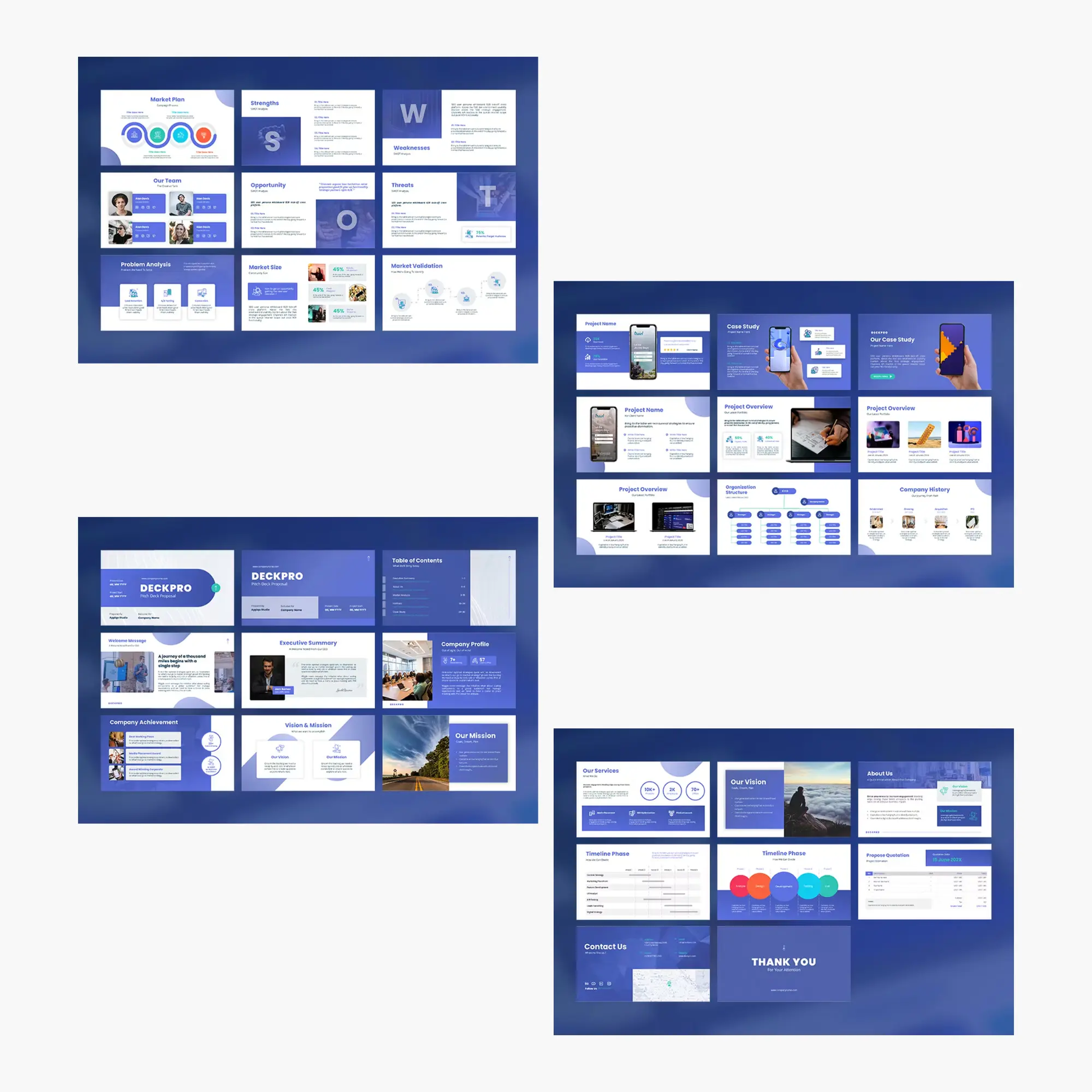 10 Pitch Deck Google Slides and Powerpoint Presentation Template Bundle - CreativeRino