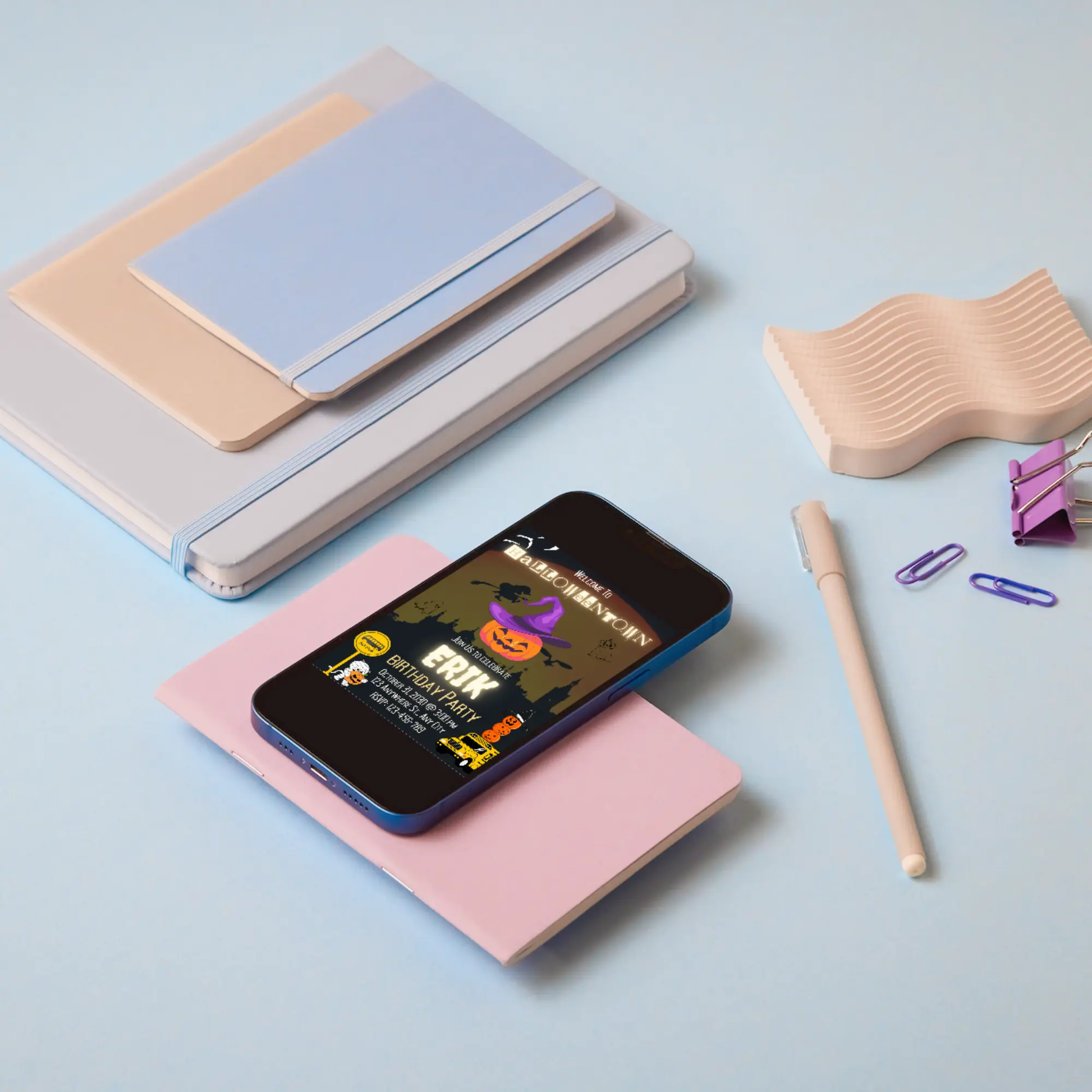 Halloweentown Birthday Party Invitation Template - CreativeRino