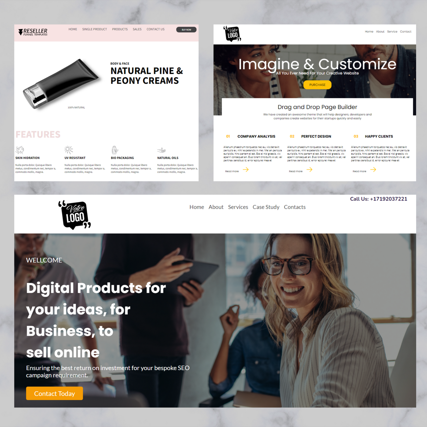 37 Systeme.io Website Funnel Template Bundle