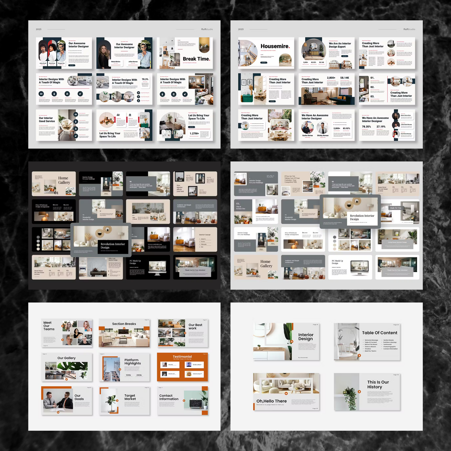 19 Interior Design Powerpoint Presentation Template Bundle