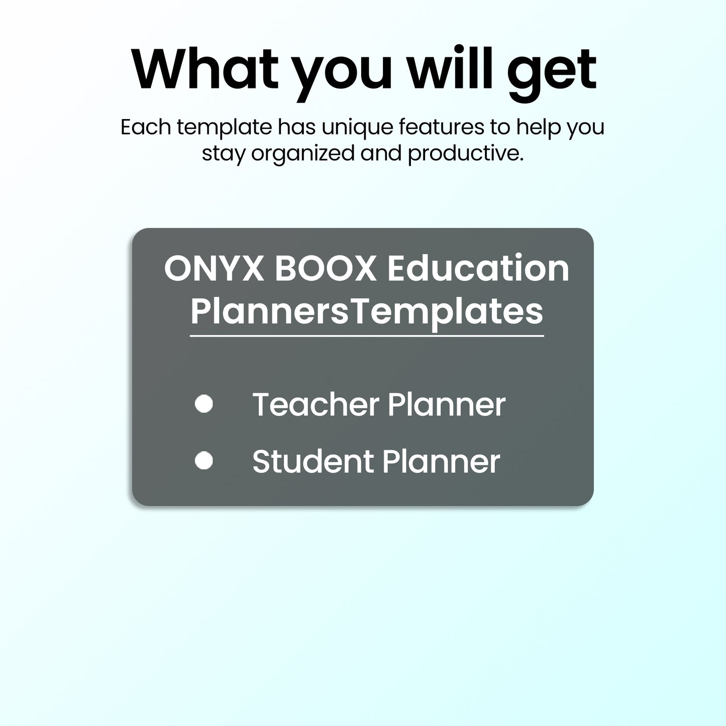 2 Onyx Boox Education Planners Template Bundle