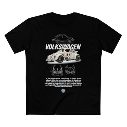 Retro Volkswagen Beetle Tee - Classic Car Lover's Staple - CreativeRino