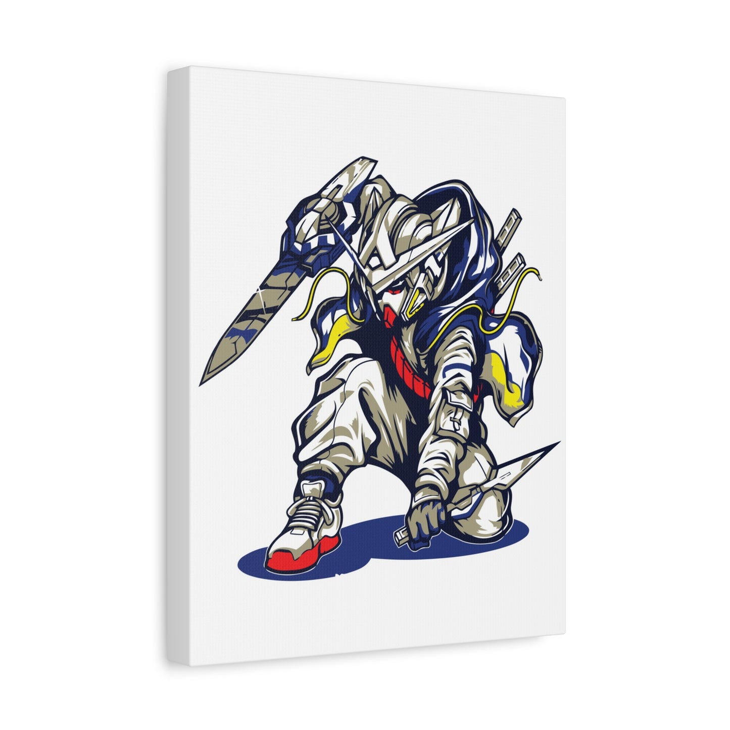 Ninja Art Canvas - Stretched Matte Anime Wall Decor - CreativeRino