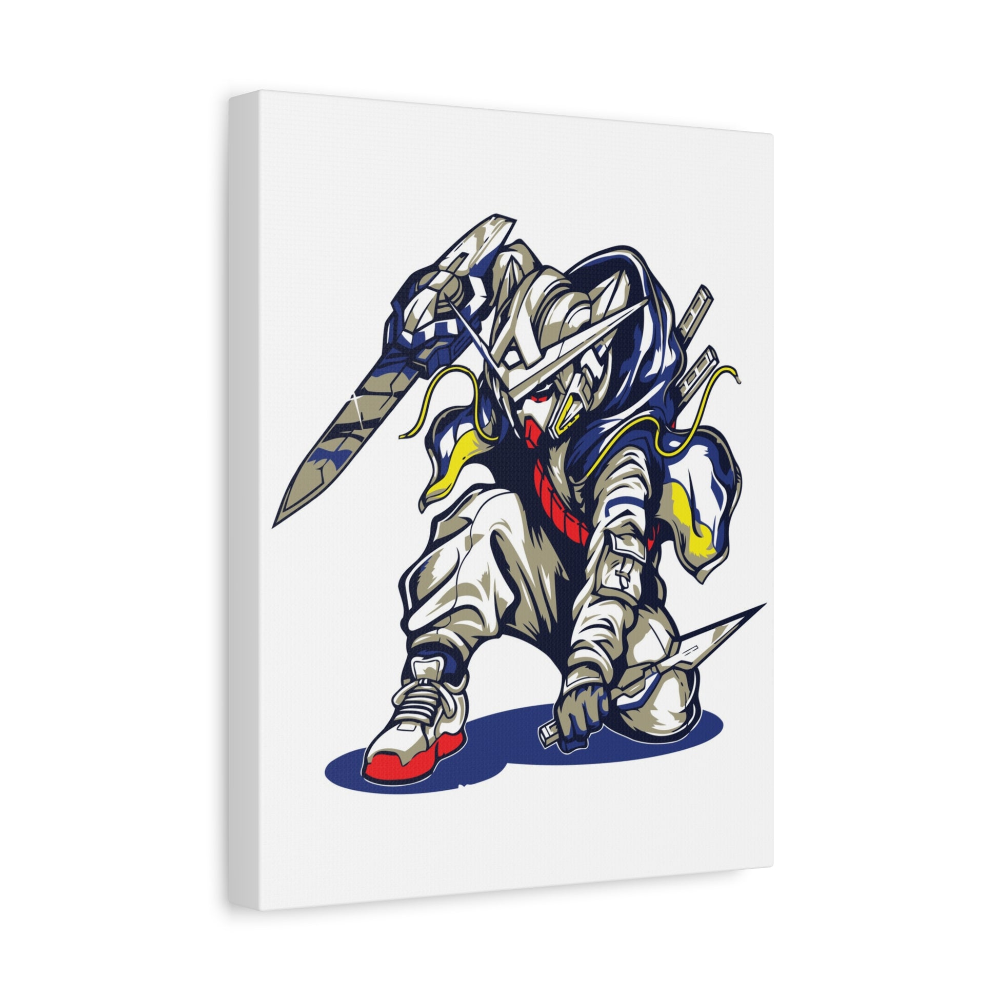 Ninja Art Canvas - Stretched Matte Anime Wall Decor - CreativeRino