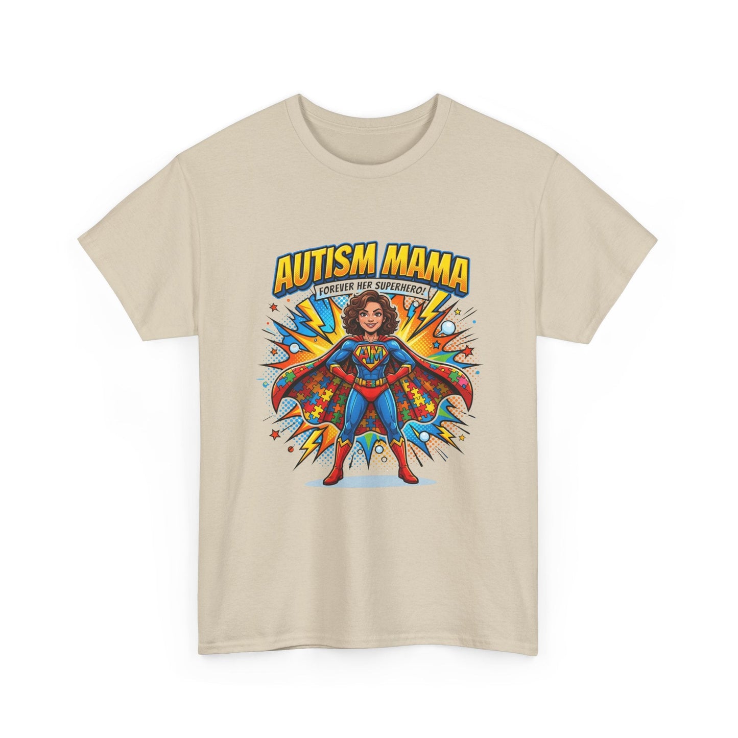 Autism Mama Superhero T-Shirt Printify