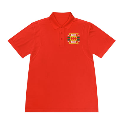 Stylish Men's Sport Polo Shirt with GUCCI Logo - Perfect for Active Lifestyle - CreativeRino