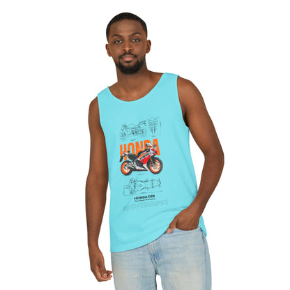 Honda CBR Enthusiast Tank Top - Retro Motorcycle Design - CreativeRino