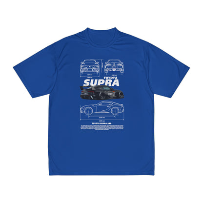Toyota Supra A90 Men's Performance T-Shirt Graphic T-shirt for Car Enthusiasts - CreativeRino