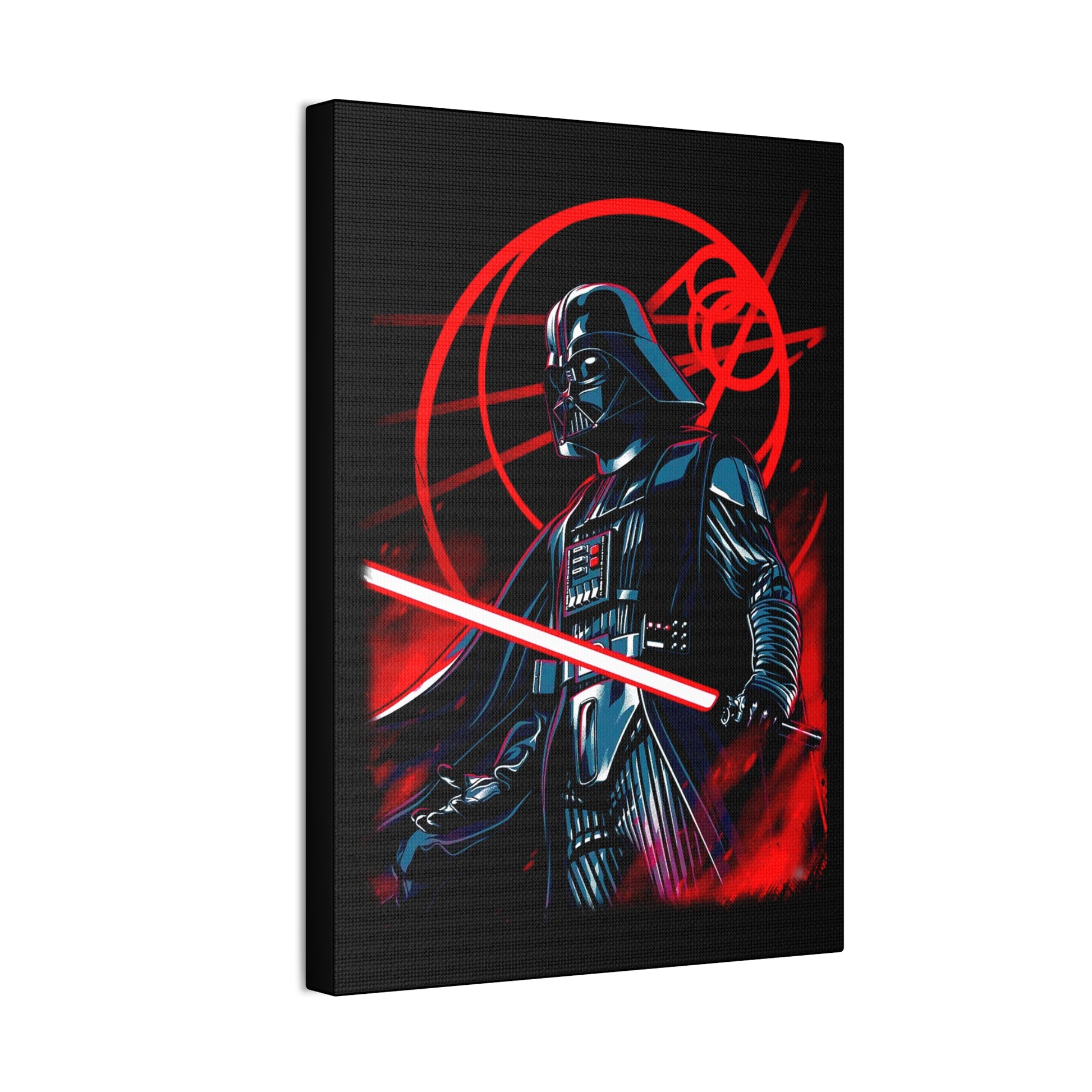 Darth Vader Canvas Art - Galactic Wall Decor for Star Wars Fans - CreativeRino