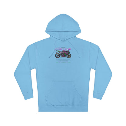 Kawasaki ZX10R Trickstar Motorcycle Graphic Unisex Hooded Sweatshirt - CreativeRino