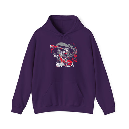 Anime-Inspired Unisex Heavy Blend™ Hooded Sweatshirt - Perfect for Attack on Titan Fans! - CreativeRino