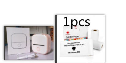 Portable Mini Thermal Label Printer Home Photo Printer Student Wrong Question Printer Bluetooth-compatible Mini Label Printer Price Tag CreativeRino