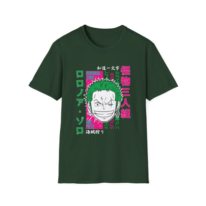 Anime-Inspired Unisex Softstyle T-Shirt - One Piece T-shirt Design for Fans - CreativeRino