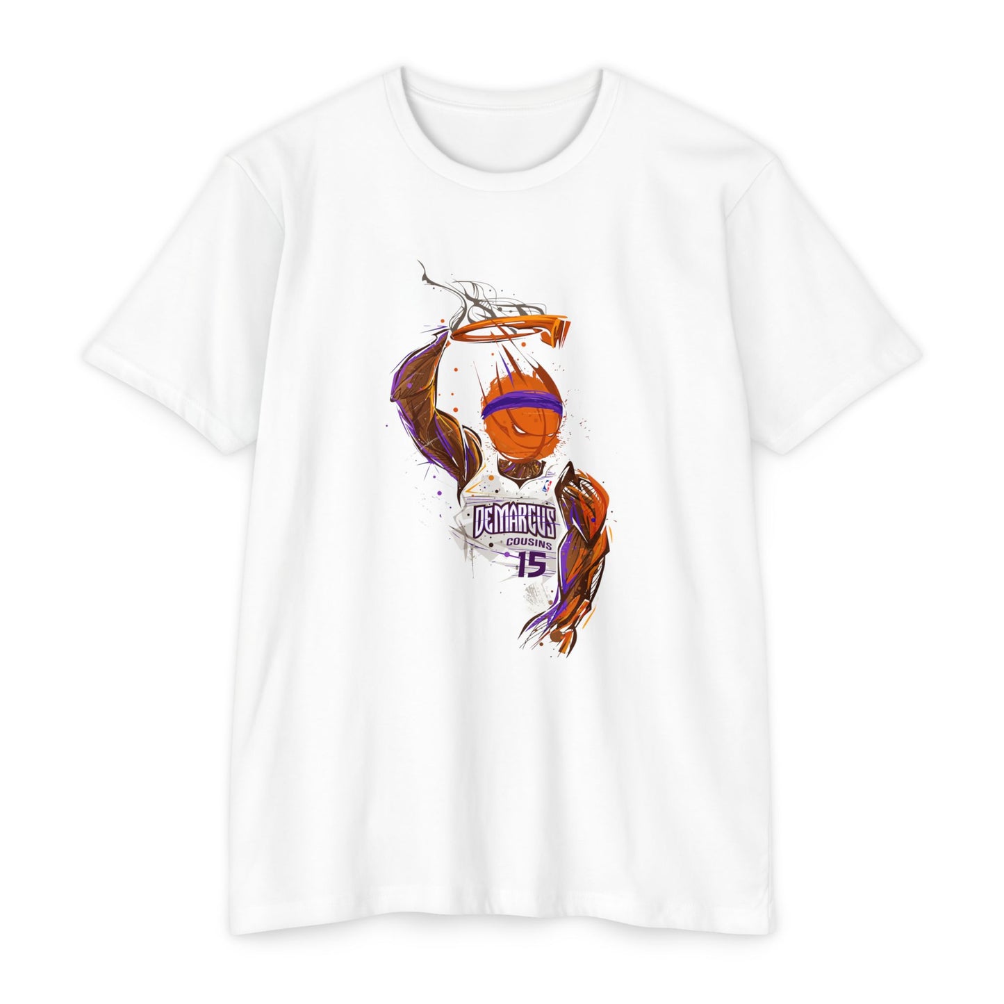 DeMarcus Cousins Basketball Graphic T-Shirt - Perfect for Sports Fans - CreativeRino