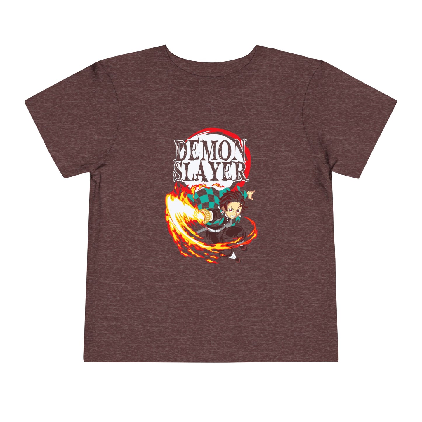 Demon Slayer Toddler Short Sleeve Tee - Cute Anime T-shirt for Kids - CreativeRino