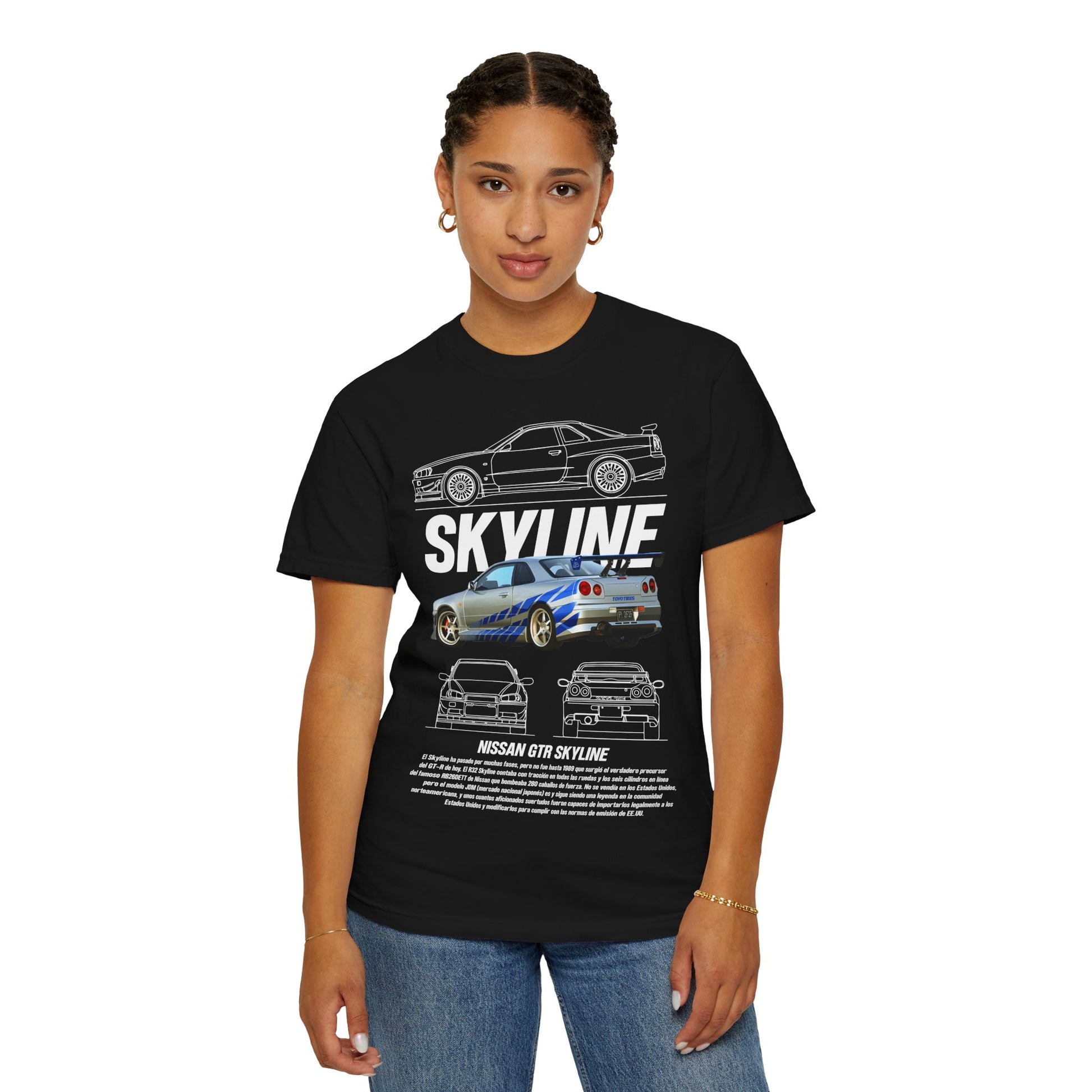 Nissan GTR Skyline Unisex  T-Shirt - Perfect T-shirt for Car Enthusiasts - CreativeRino