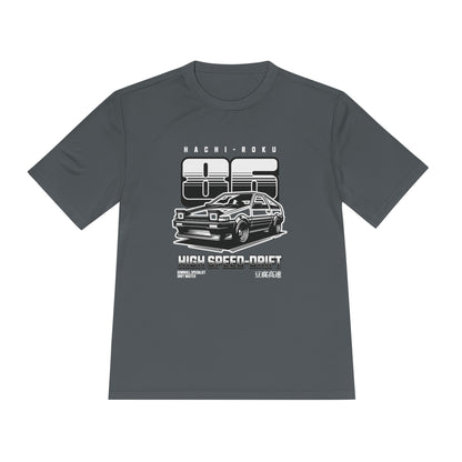 High Speed Drift Unisex Moisture Wicking Tee - Perfect T-shirt for Car Lovers! - CreativeRino