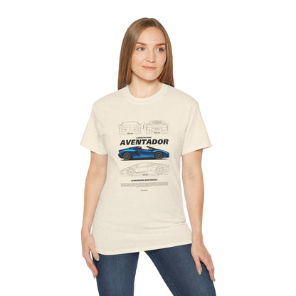 Aventador Sports Car Unisex Ultra Cotton Tee | Car T-shirt - CreativeRino
