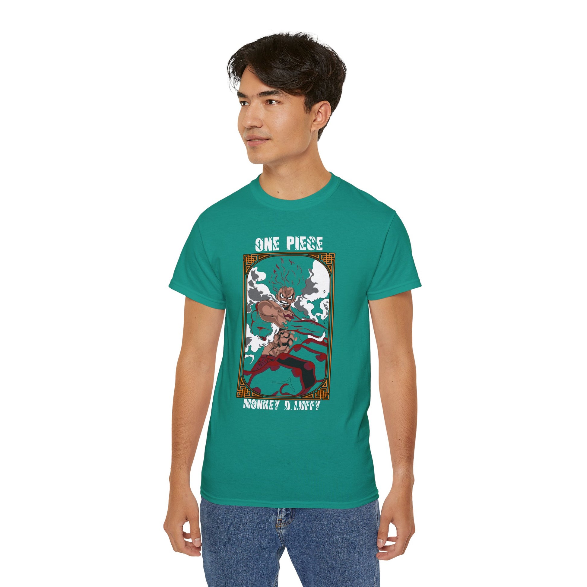 One Piece Monkey D. Luffy Tee - Unisex Ultra Cotton T-shirt for Anime Fans - CreativeRino