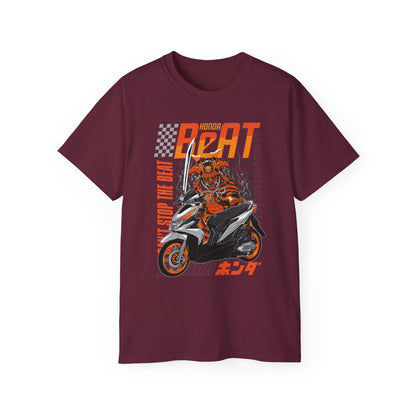 Honda Beat Motorcycle Tee - Unisex Ultra Cotton T-shirt with Cool Graphic Design - CreativeRino