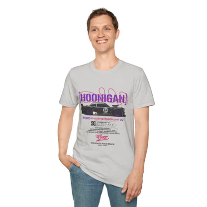 Hoonigan Unisex Softstyle T-Shirt - Perfect for Car Enthusiasts - CreativeRino