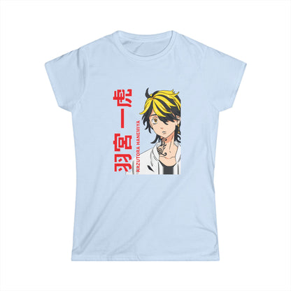 Anime-Inspired Women's Softstyle Tee - Tokyo Revengers T-shirt Graphic Design for Fans - CreativeRino