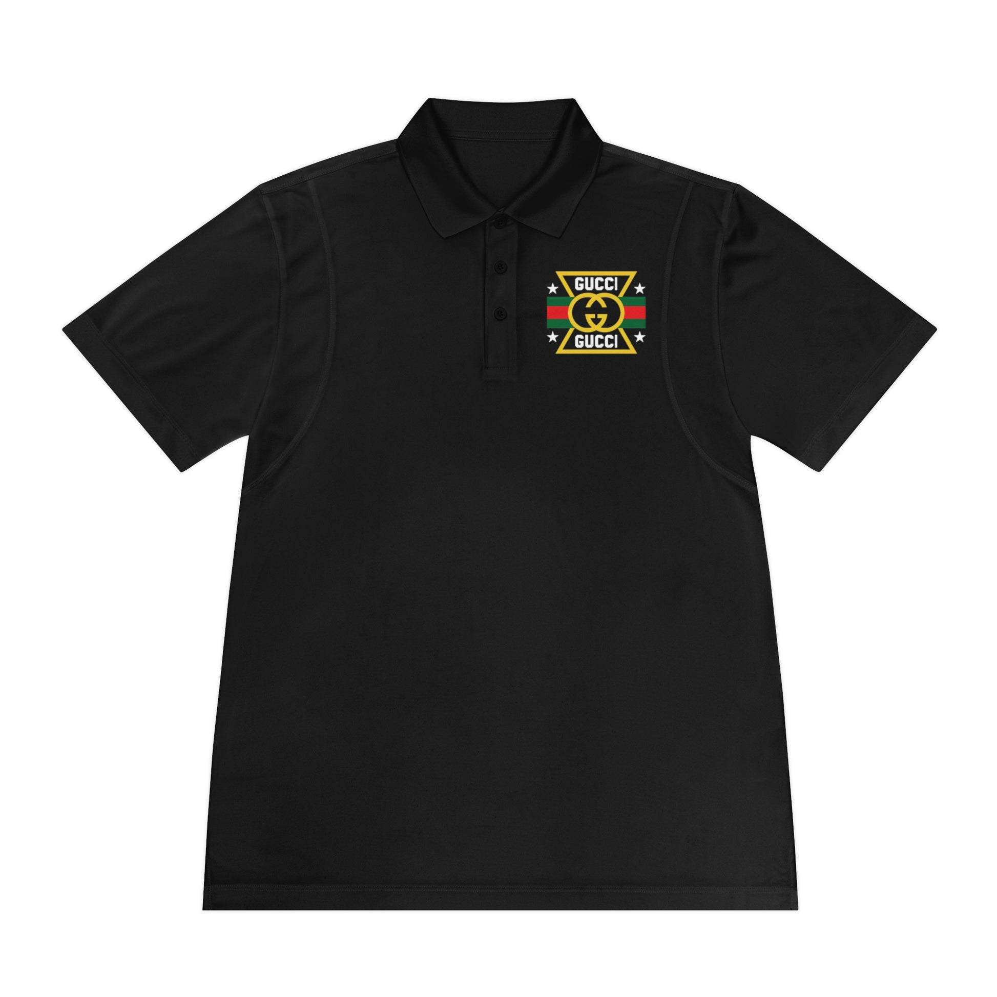 Stylish Men's Sport Polo Shirt with GUCCI Logo - Perfect for Active Lifestyle - CreativeRino