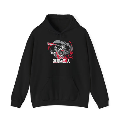 Anime-Inspired Unisex Heavy Blend™ Hooded Sweatshirt - Perfect for Attack on Titan Fans! - CreativeRino