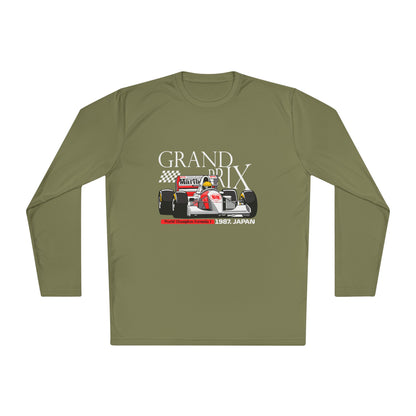 Grand Prix Japan Racing Unisex Lightweight Long Sleeve Tee - Perfect Gift for Motorsports Fans - CreativeRino