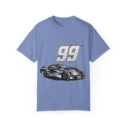 Racing Car Graphic Unisex Garment-Dyed T-shirt - CreativeRino