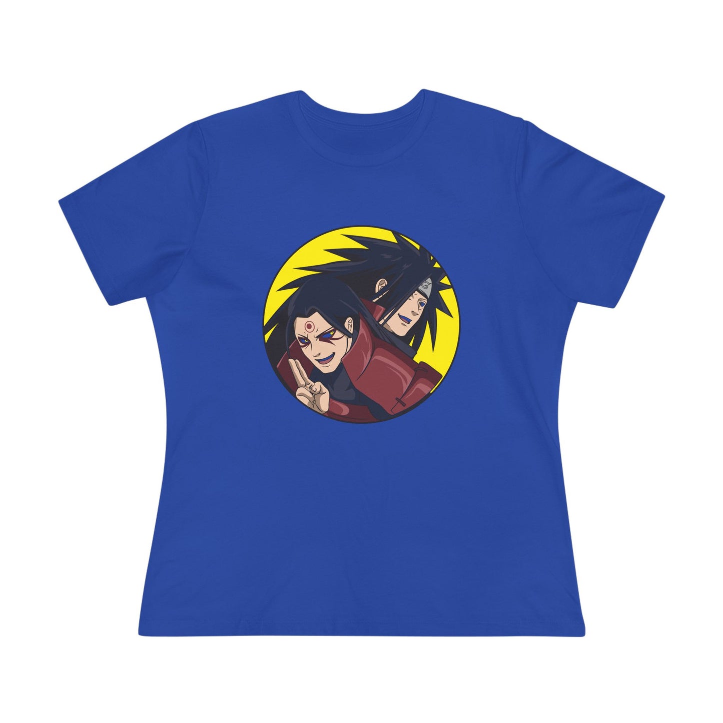 Retro Anime Women's Cotton Tee - Naruto Stylish, Fun, Perfect T-shirt for Fans! - CreativeRino