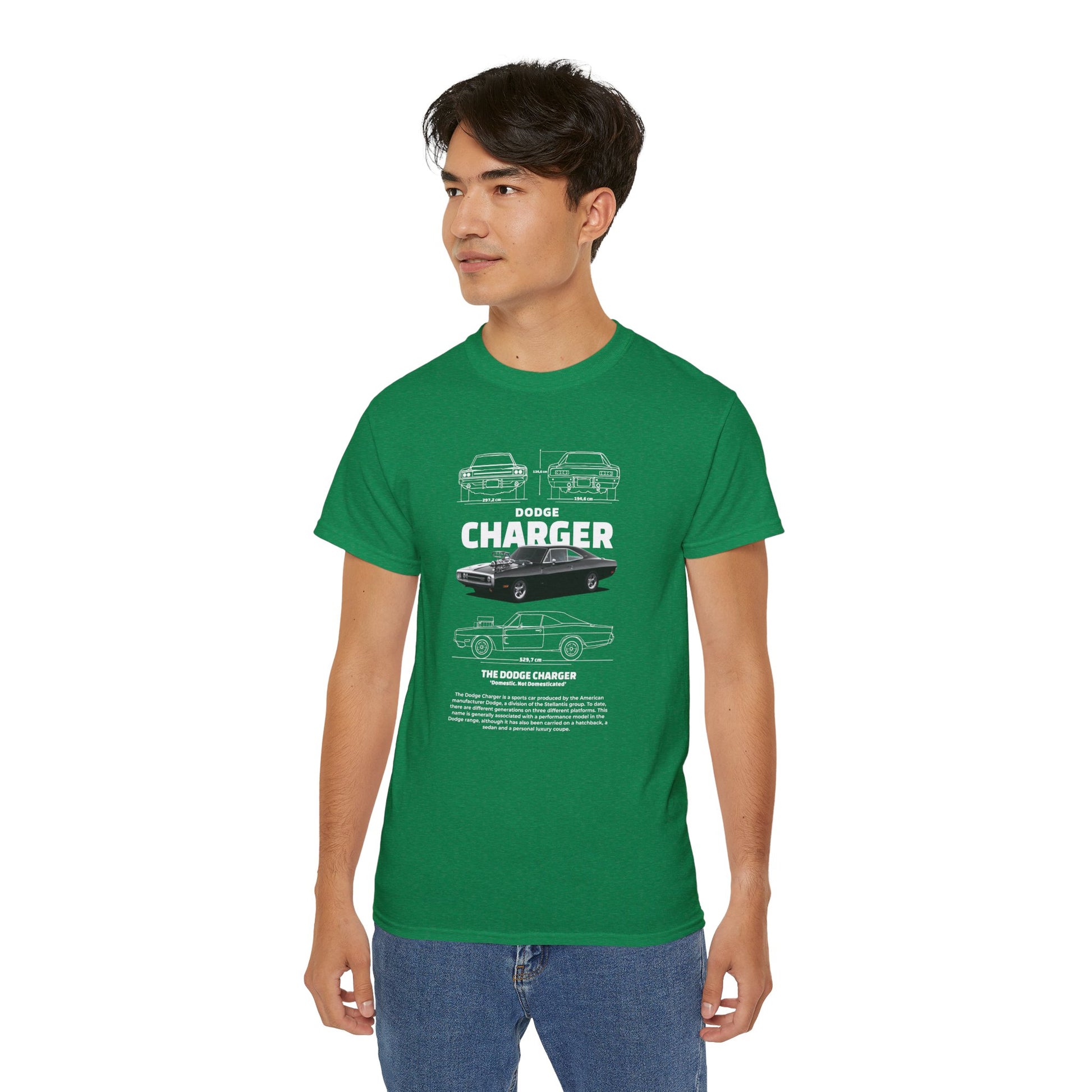 Dodge Charger 1970 Graphic Unisex Tee - Perfect T-shirt for Car Enthusiasts - CreativeRino