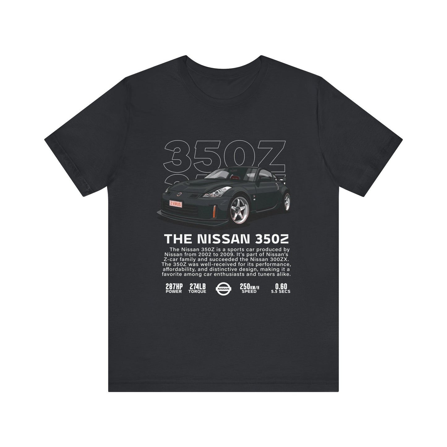 Nissan 350Z Unisex Tee – Perfect for Car Enthusiasts and Motoring Events - CreativeRino