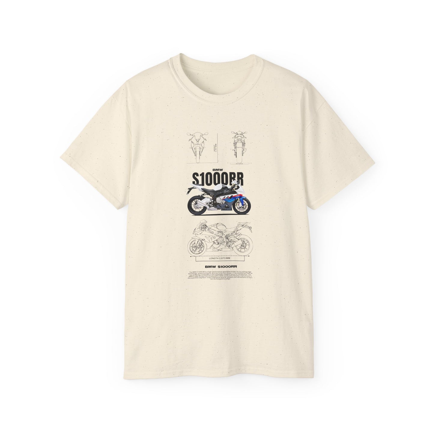 Motorcycle Enthusiast Graphic Tee - S1000RR Design for Riders T-shirt - CreativeRino