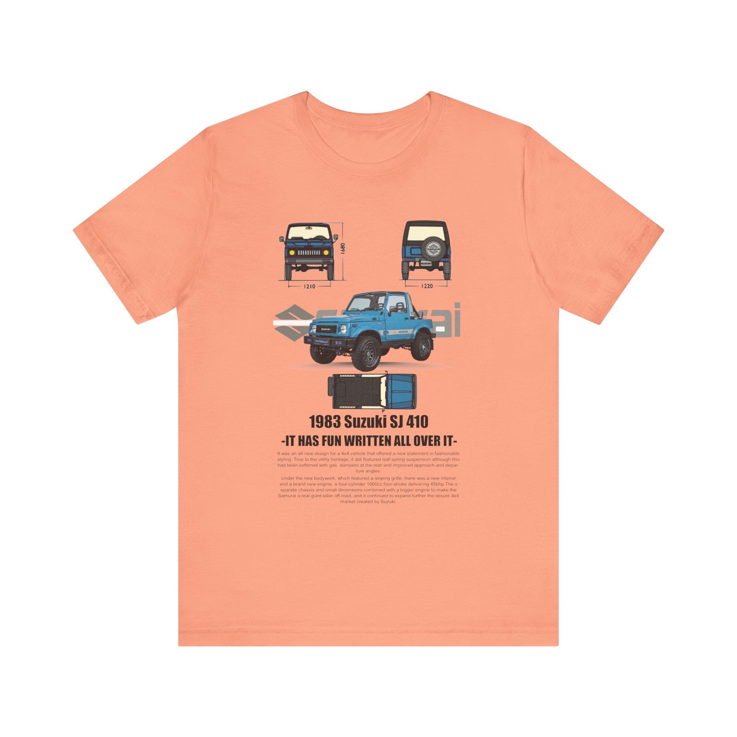 Vintage Suzuki 1983 Graphic Tee - Unisex Short Sleeve T-Shirt - CreativeRino