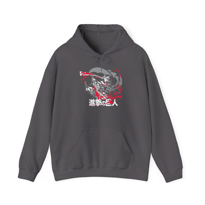 Anime-Inspired Unisex Heavy Blend™ Hooded Sweatshirt - Perfect for Attack on Titan Fans! - CreativeRino