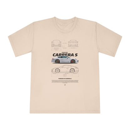 Porsche 911 Carrera S Graphic T-Shirt - Perfect for Car Enthusiasts - CreativeRino