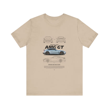 AMG GT Unisex Jersey Short Sleeve Tee - Perfect for Car Enthusiasts - CreativeRino