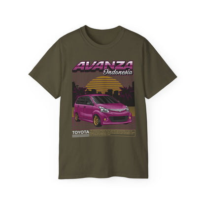 Retro Toyota Avanza Graphic Tee - Perfect T-shirt for Car Enthusiasts - CreativeRino