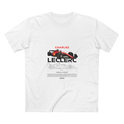 Formula 1 Charles Leclerc Adult Staple Tee - Perfect for Racing Fans - CreativeRino