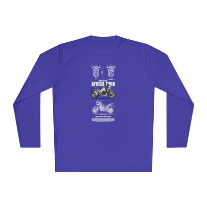 Honda CRF1000L Africa Twin Motorcycle Enthusiast Unisex Long Sleeve Tee - Africa Twin T-shirt Design - CreativeRino