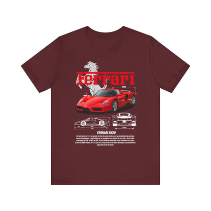 Ferrari Enzo Unisex Graphic Tee - Car Enthusiast T-shirt - CreativeRino