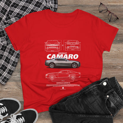 Chevrolet Camaro Women's Tee - Classic Car T-shirt - CreativeRino