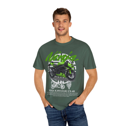 Ninja Kawasaki Z X-6R Unisex T-Shirt - Perfect for Motorcycle Enthusiasts - CreativeRino