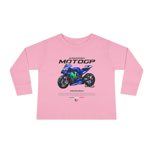 Toddler Long Sleeve MotoGP Racing Tee - Valentino Rossi Design - CreativeRino