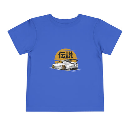 Toddler Racing Tee with Japanese Kanji Design - CreativeRino