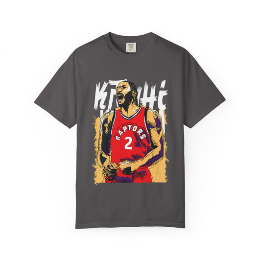 Kawhi Leonard Basketball T-shirt for Fans | Unisex Garment-Dyed Tee - CreativeRino
